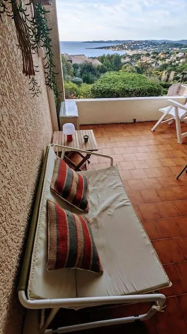 Appartement Vue Mer Magnifique Grande Terrasse - Deco Cosy Sainte-Maxime Apartment